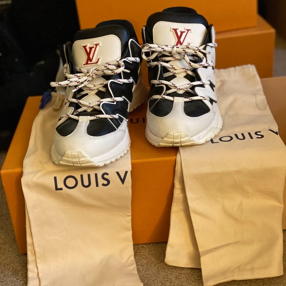 louis vuitton zig zag sneaker 8.5